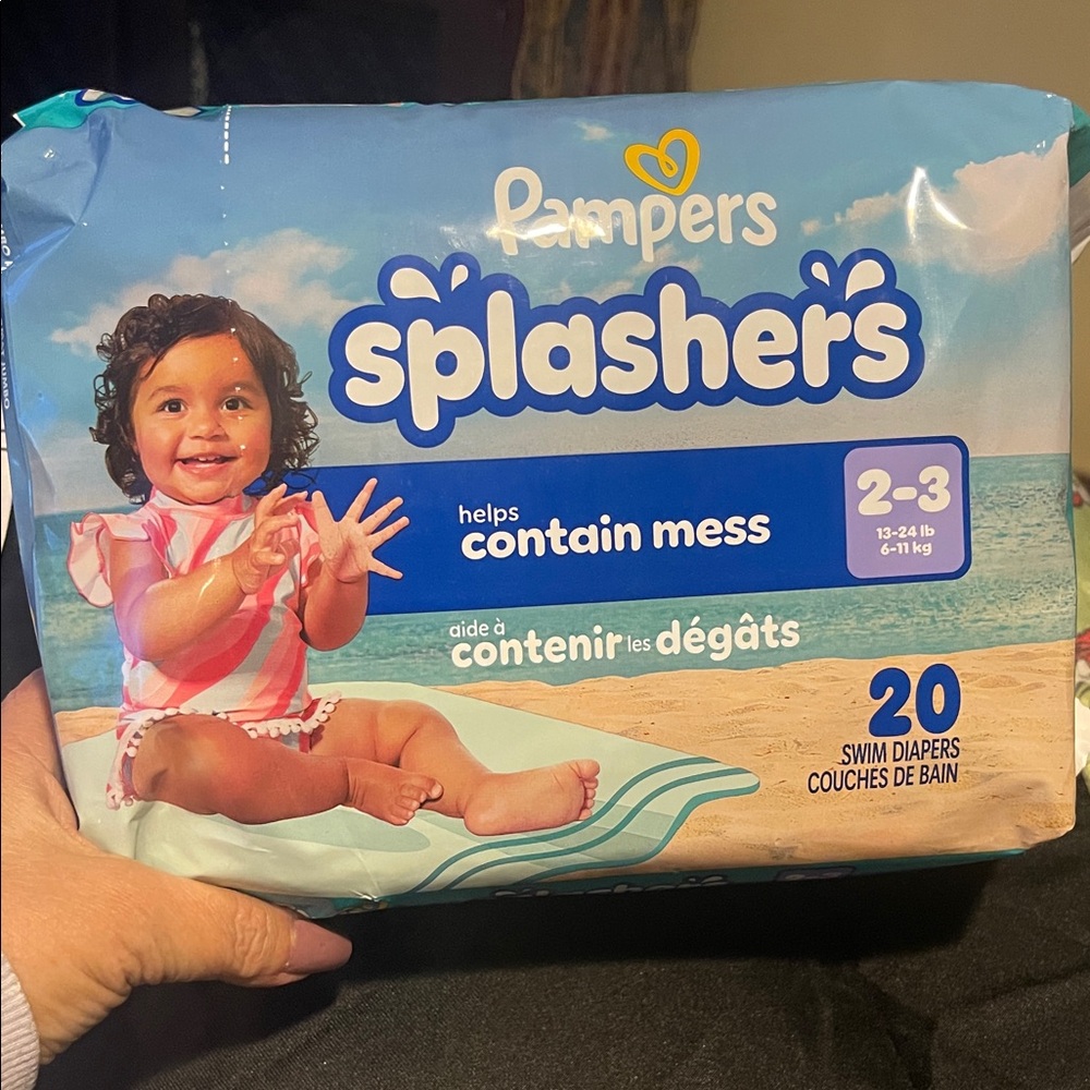 Pampers Splashers Swim Diapers - Blue